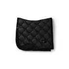 Dressage Saddle Pad All Black Glimmer Full
