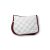Jump Saddle Pad White Perfection Bordeaux Full