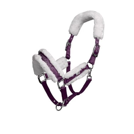 Fur halter & lead rope Orchid Bloom - Cob